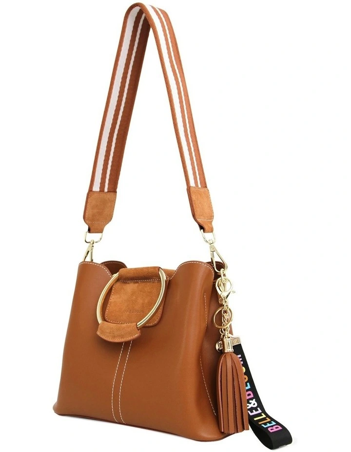 Twilight Leather Cross-Body Bag in Brown image 2