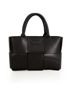 Little Love Woven Crossbody Bag in Black