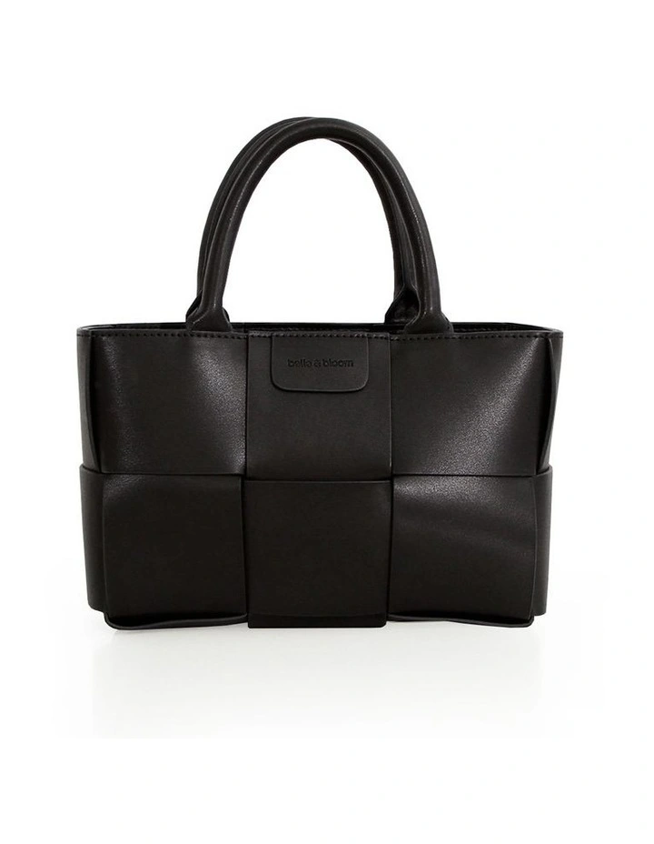 Little Love Woven Crossbody Bag in Black image 1