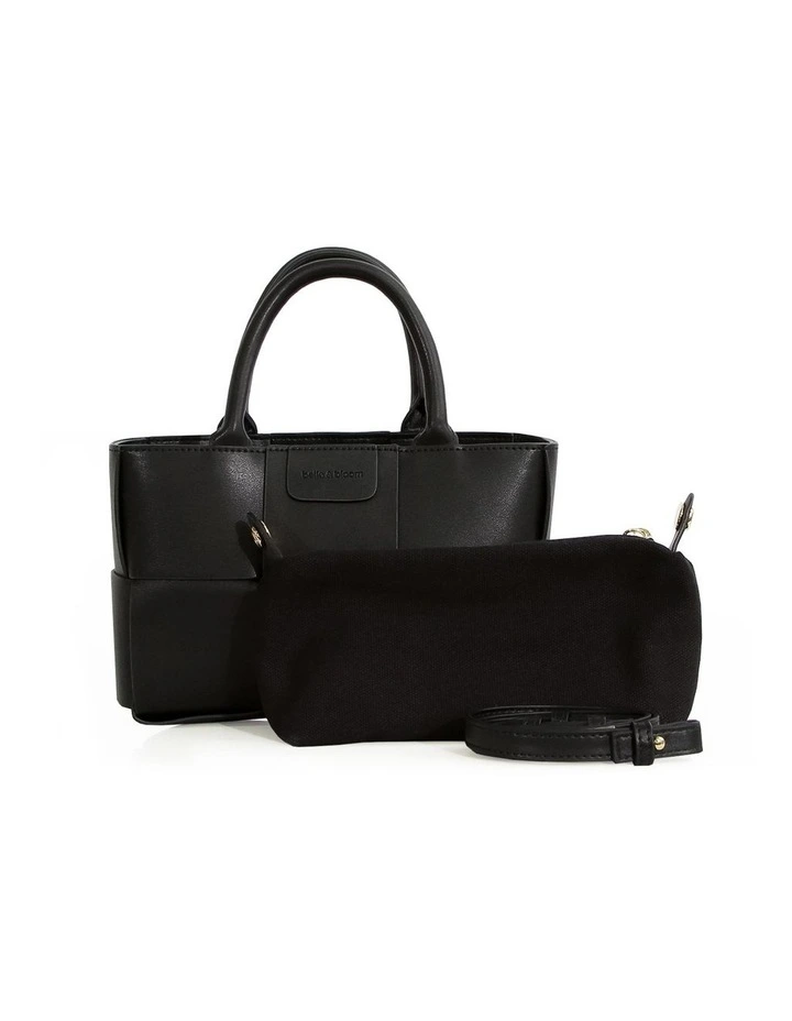 Little Love Woven Crossbody Bag in Black image 5