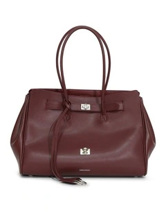 Rude Boy Shoulder Bag in Burgundy