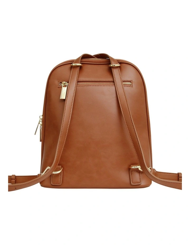 5th Ave Leather Backpack in Camel image 2