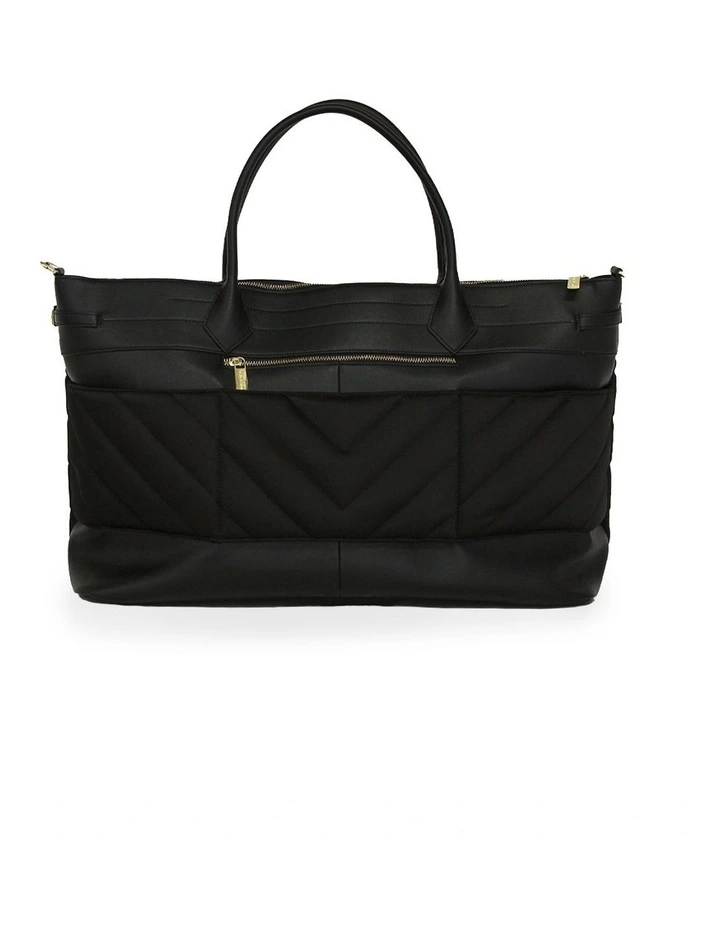 Meet Me in Paris Weekender Bag in Black image 2