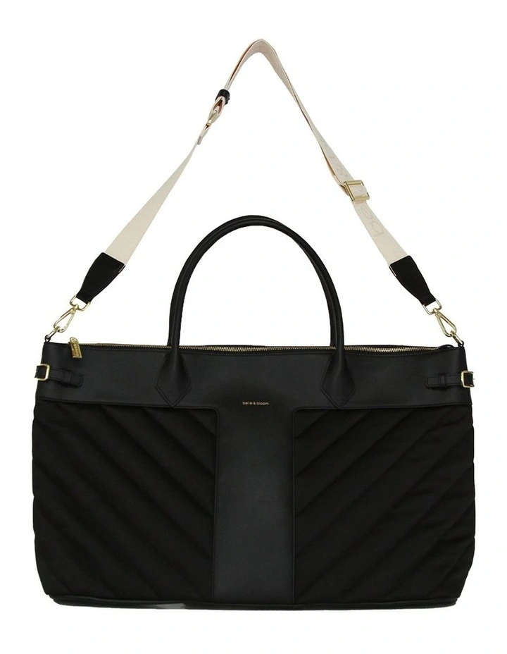 Meet Me in Paris Weekender Bag in Black image 5
