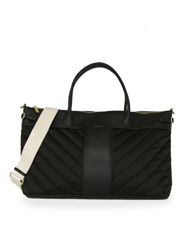 Meet Me in Paris Weekender Bag in Black image 7