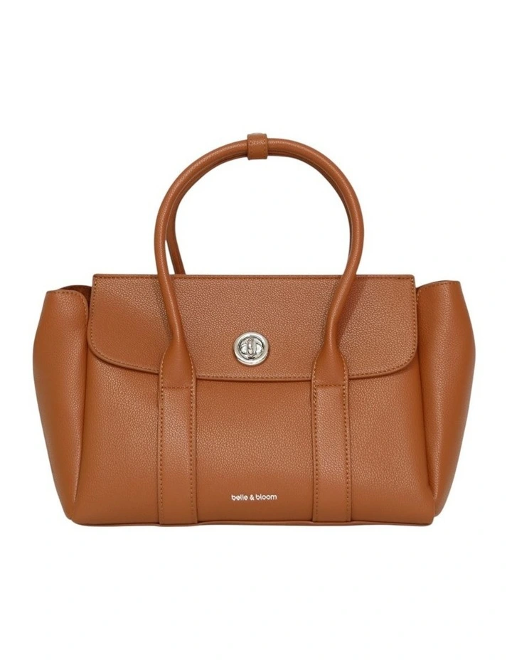 The Regent PU Bag in Tan image 1