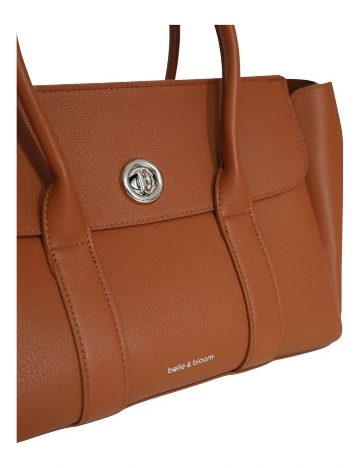 The Regent PU Bag in Tan image 5