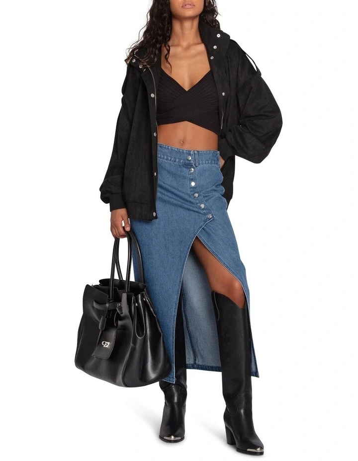 Rude Boy Shoulder Bag in Black image 2