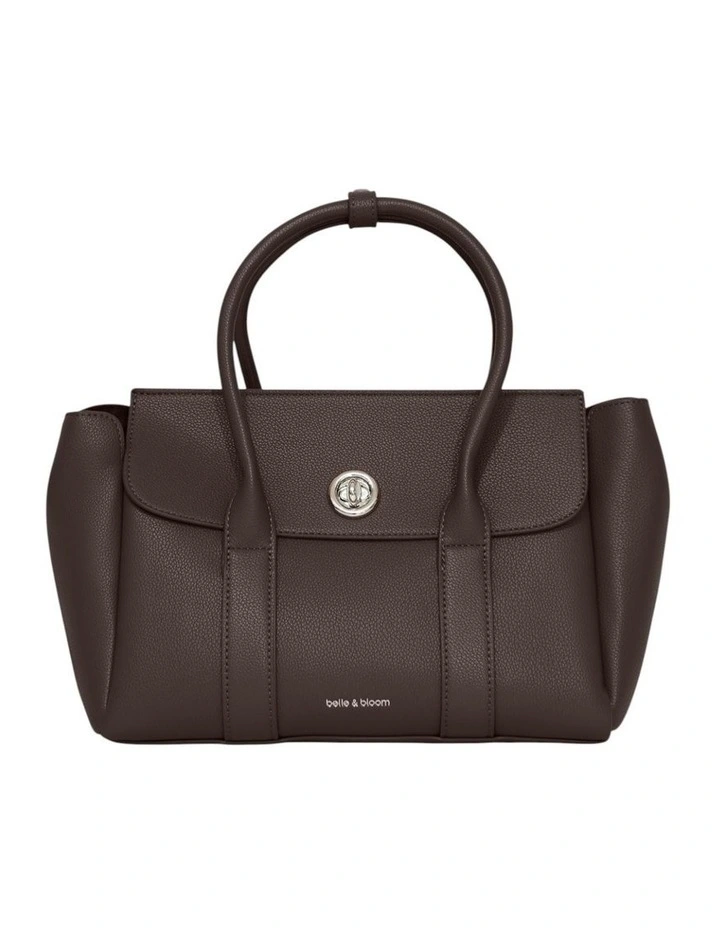 The Regent PU Bag in Chocolate image 1