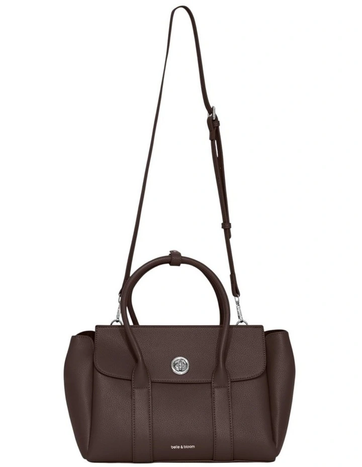 The Regent PU Bag in Chocolate image 2