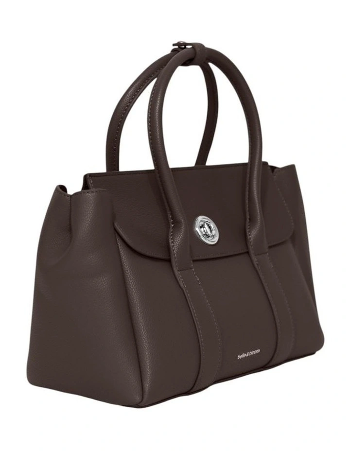 The Regent PU Bag in Chocolate image 3