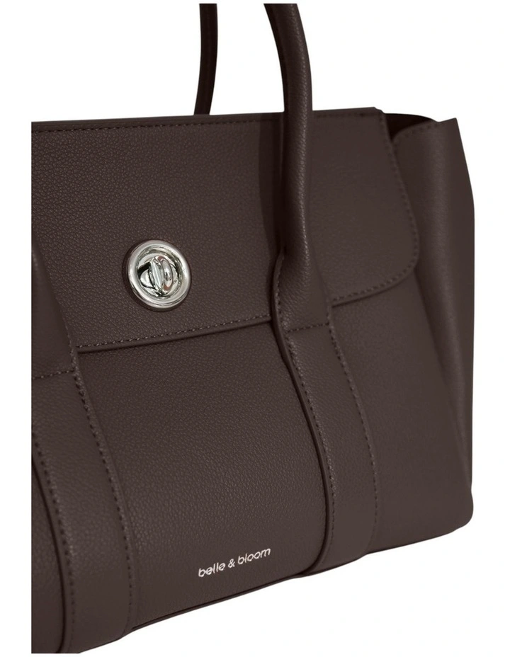 The Regent PU Bag in Chocolate image 6