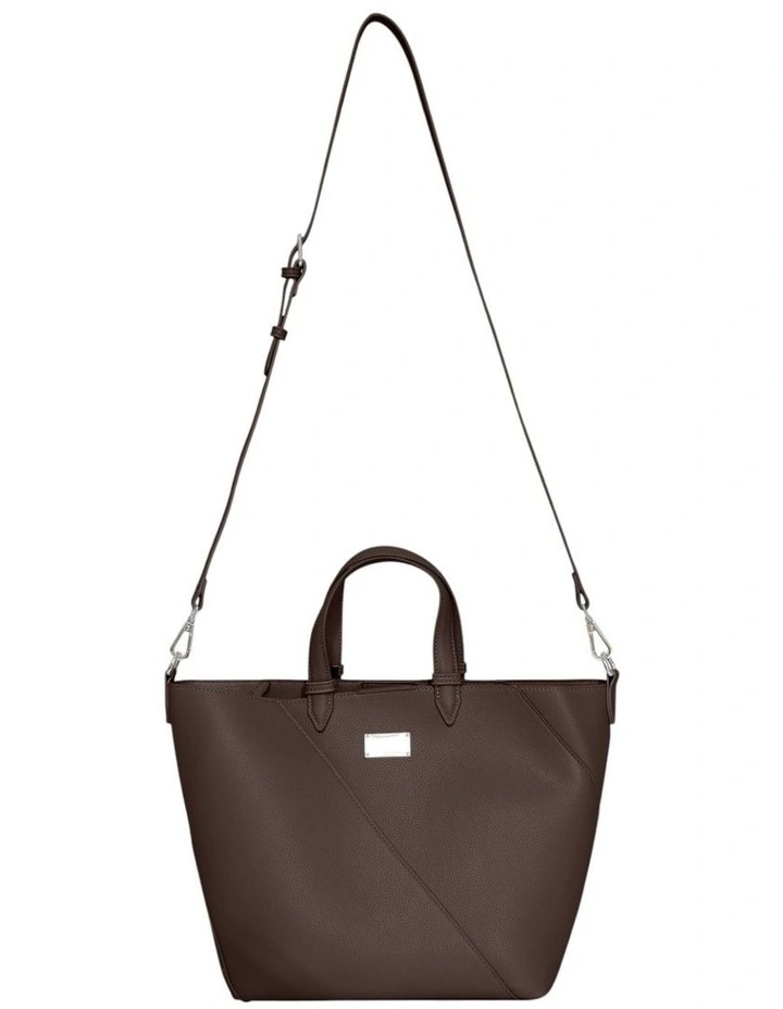 Port Classic PU Bag in Chocolate image 1