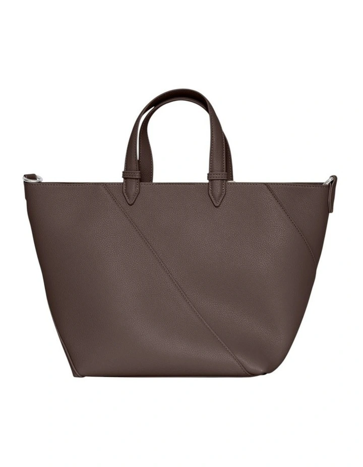 Port Classic PU Bag in Chocolate image 2
