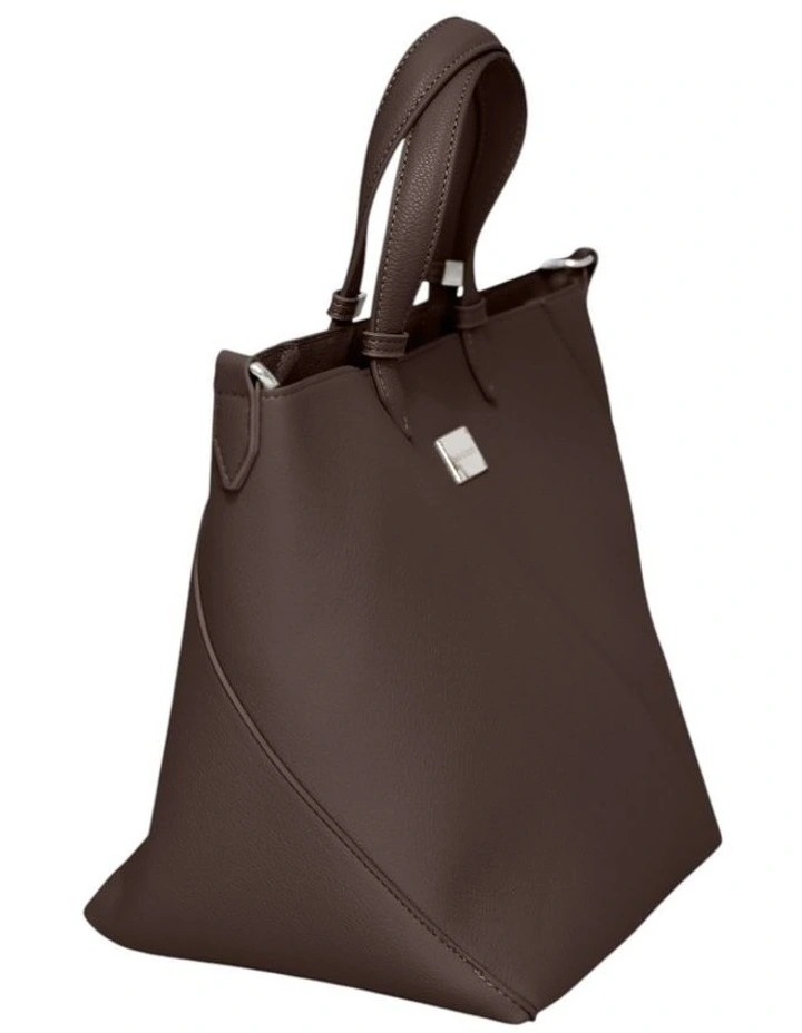 Port Classic PU Bag in Chocolate image 5