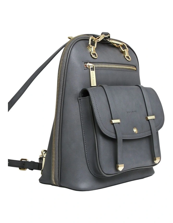 5th Ave Leather Backpack in Ash image 2