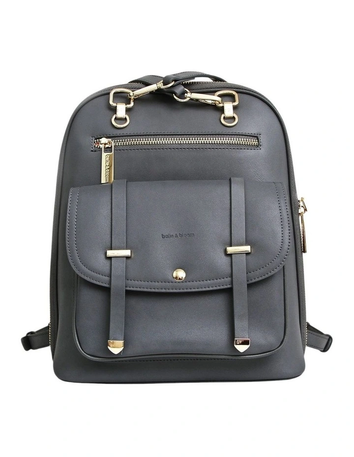 5th Ave Leather Backpack in Ash image 6