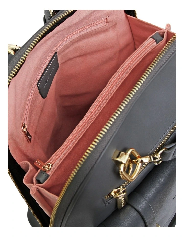 5th Ave Leather Backpack in Ash image 7