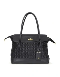 Just Add Sugar Quilted Bag in Black