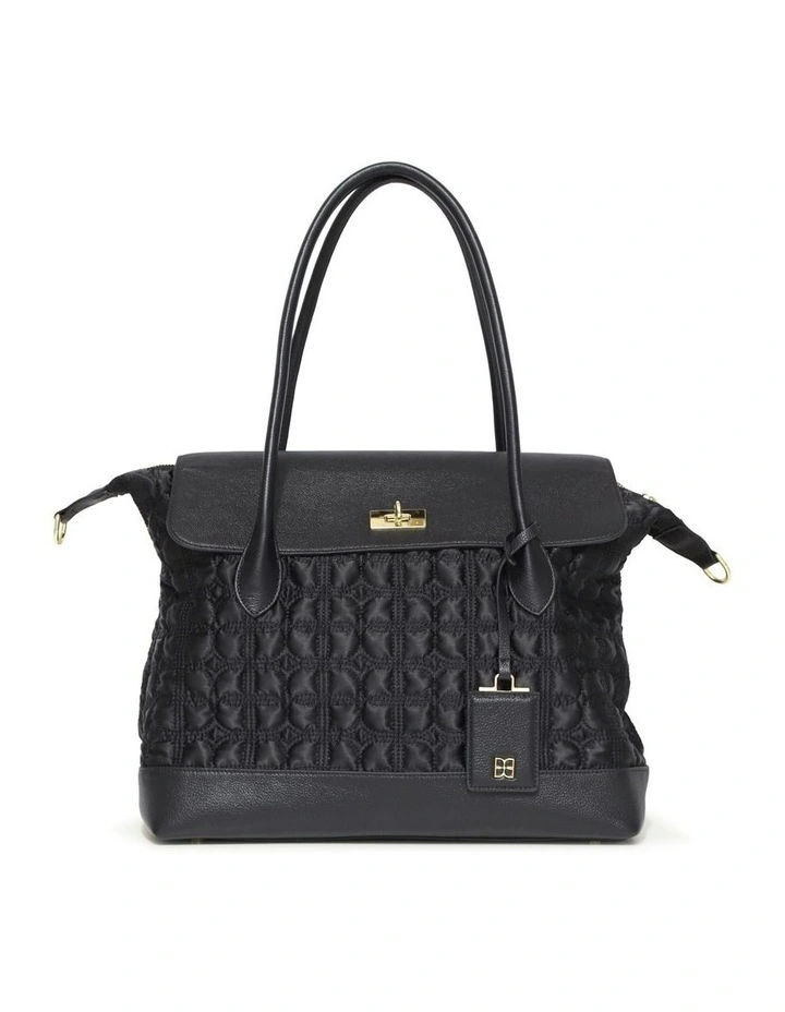 Just Add Sugar Quilted Bag in Black image 1