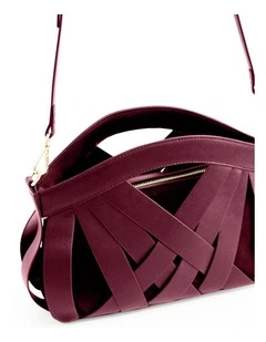 One More Night Crossbody Bag in Burgundy