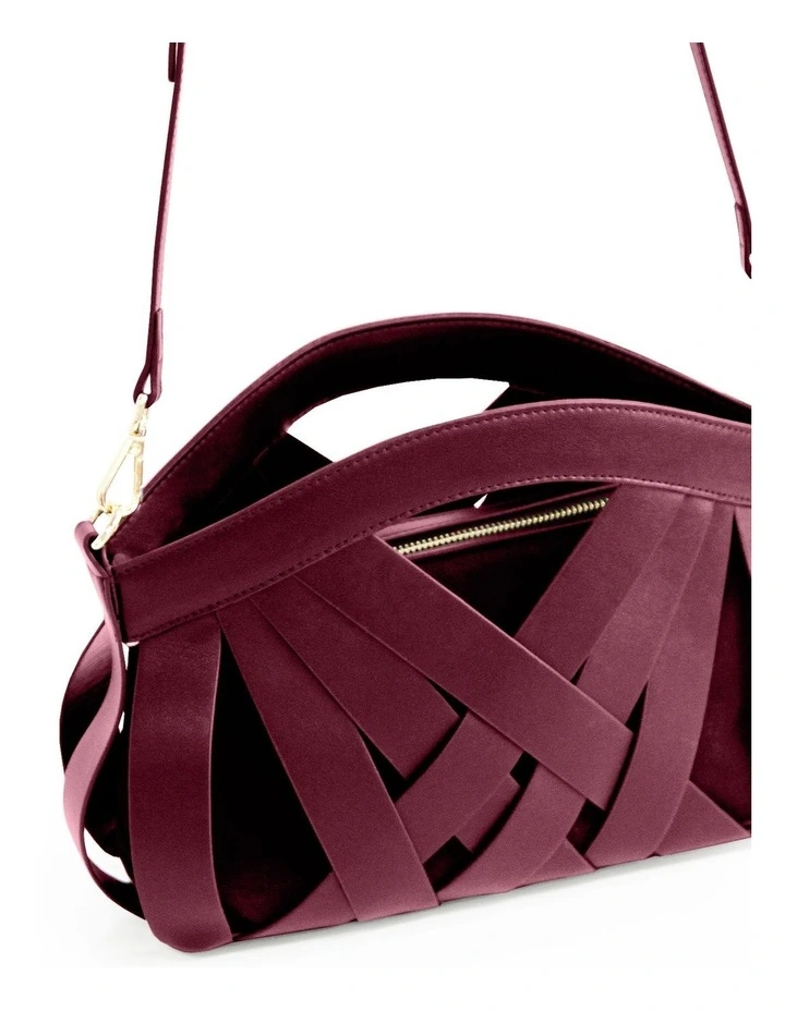 One More Night Crossbody Bag in Burgundy image 1
