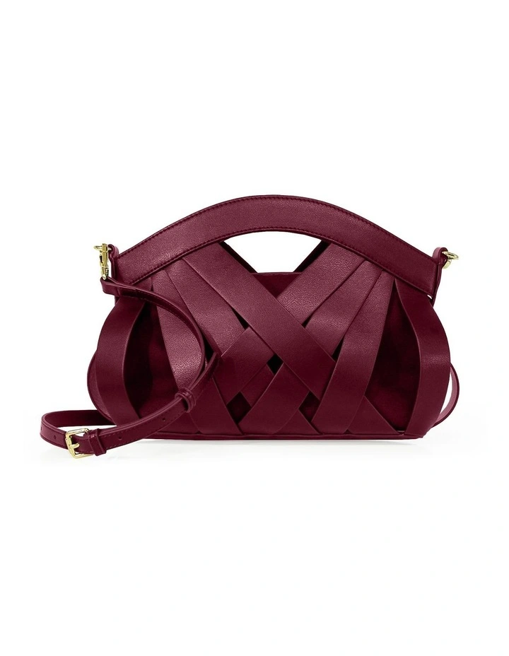 One More Night Crossbody Bag in Burgundy image 3