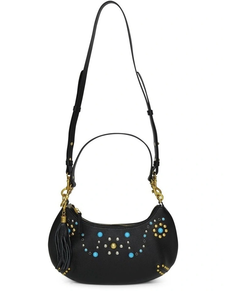 Give Me More Bead Shoulder Bag in Black image 3