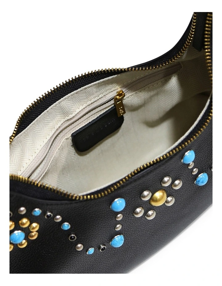 Give Me More Bead Shoulder Bag in Black image 7