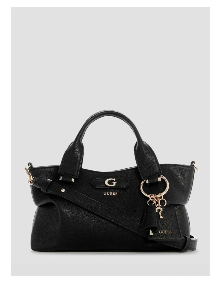 Suzy Mini Compartment Satchel Bag in Black image 1