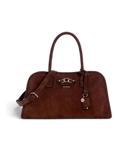 Samantha Girlfriend Satchel Bag in Brown