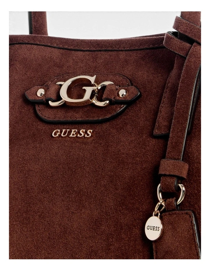 Samantha Girlfriend Satchel Bag in Brown image 4