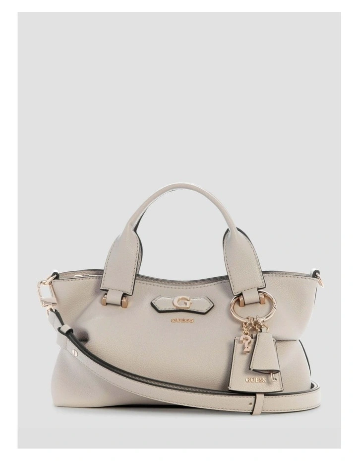 Suzy Mini Compartment Satchel Bag in Bone image 1