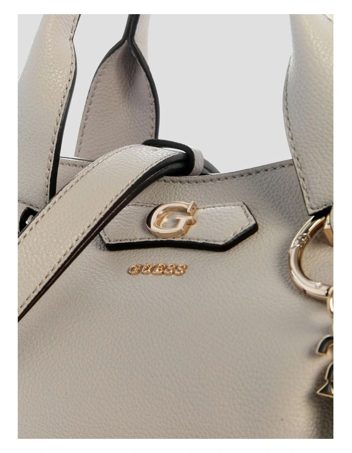 Suzy Mini Compartment Satchel Bag in Bone image 4