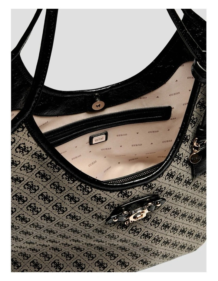 Samantha Girlfriend Tote Bag in Black image 3