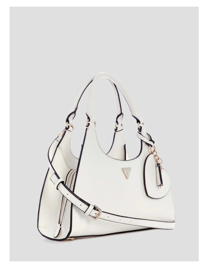 Isobel Small Girlfriend Carryall in White image 3