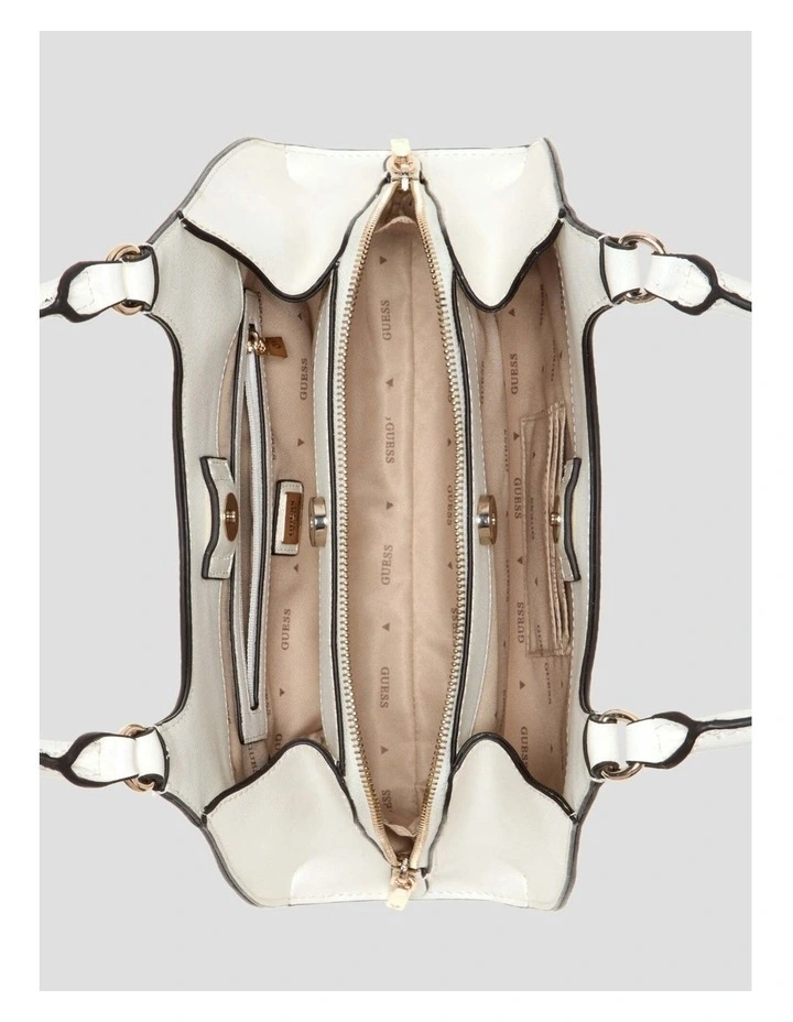 Isobel Small Girlfriend Carryall in White image 4