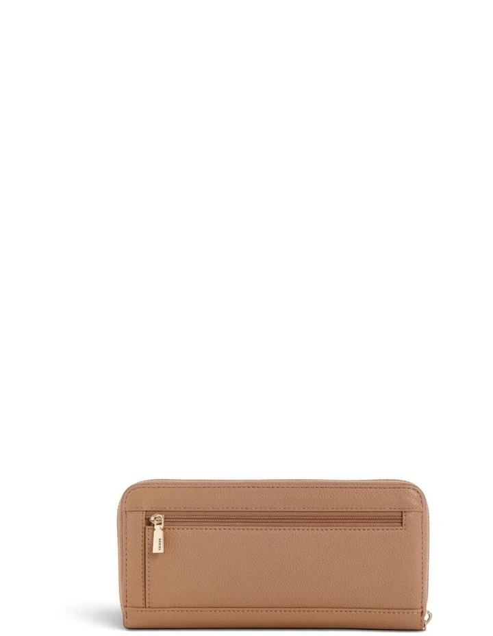 Beige Isola Large Zip Around Wallet image 3