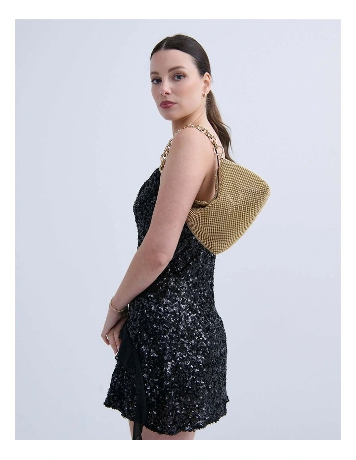 Reverie Mesh Chain Bag - Gold image 2