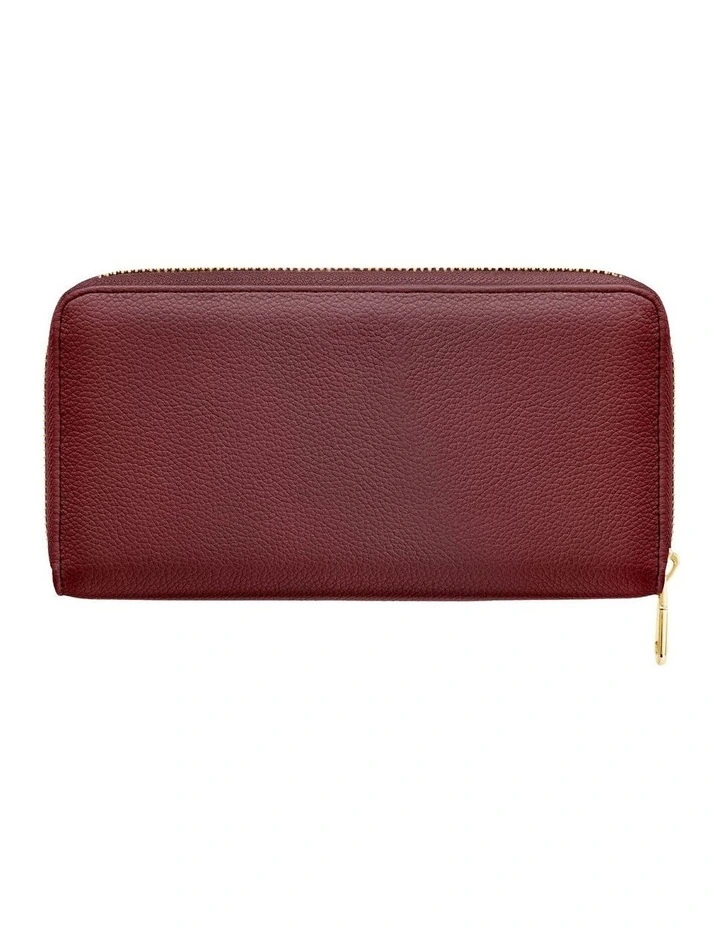 BOSS Signature Lady Burgundy Travel Wallet image 5