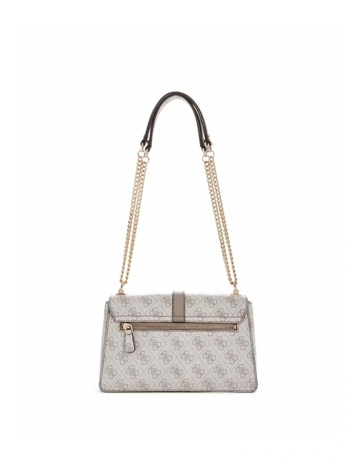Zamira Convertible Crossbody Flap Bag in Taupe image 4