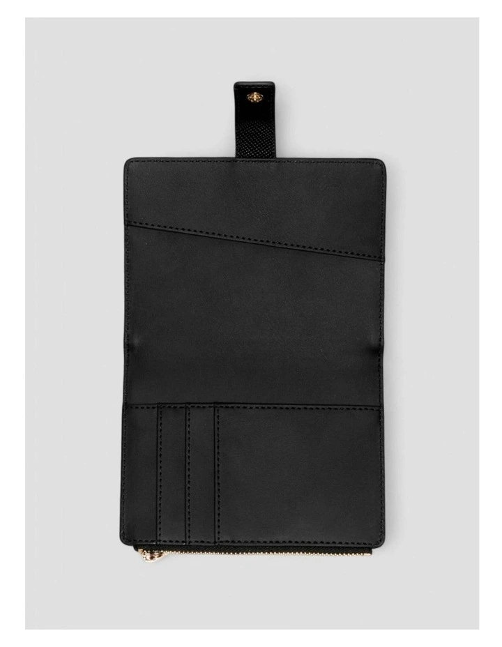 Laurel Passport Case in Black image 3