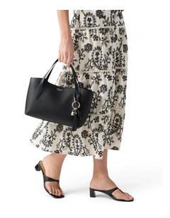 Melody 2 in 1 Satchel Bag in Black