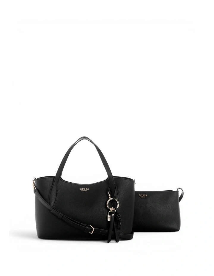 Melody 2 in 1 Satchel Bag in Black image 2