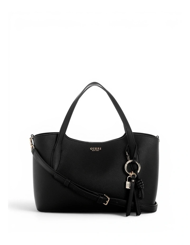Melody 2 in 1 Satchel Bag in Black image 3