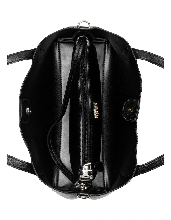 Melody 2 in 1 Satchel Bag in Black image 5