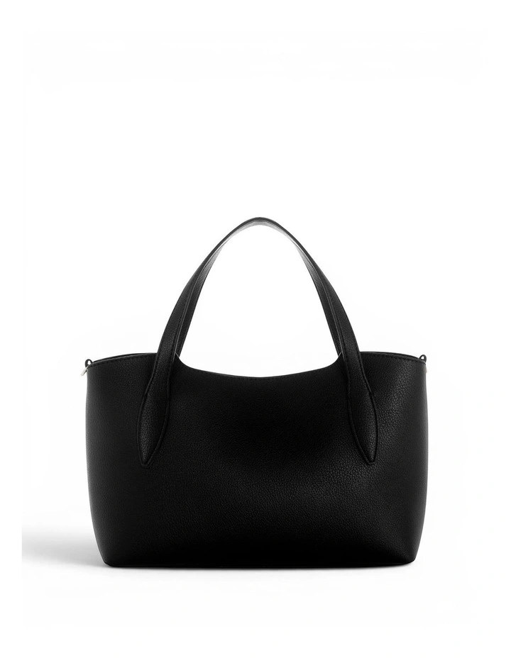 Melody 2 in 1 Satchel Bag in Black image 6