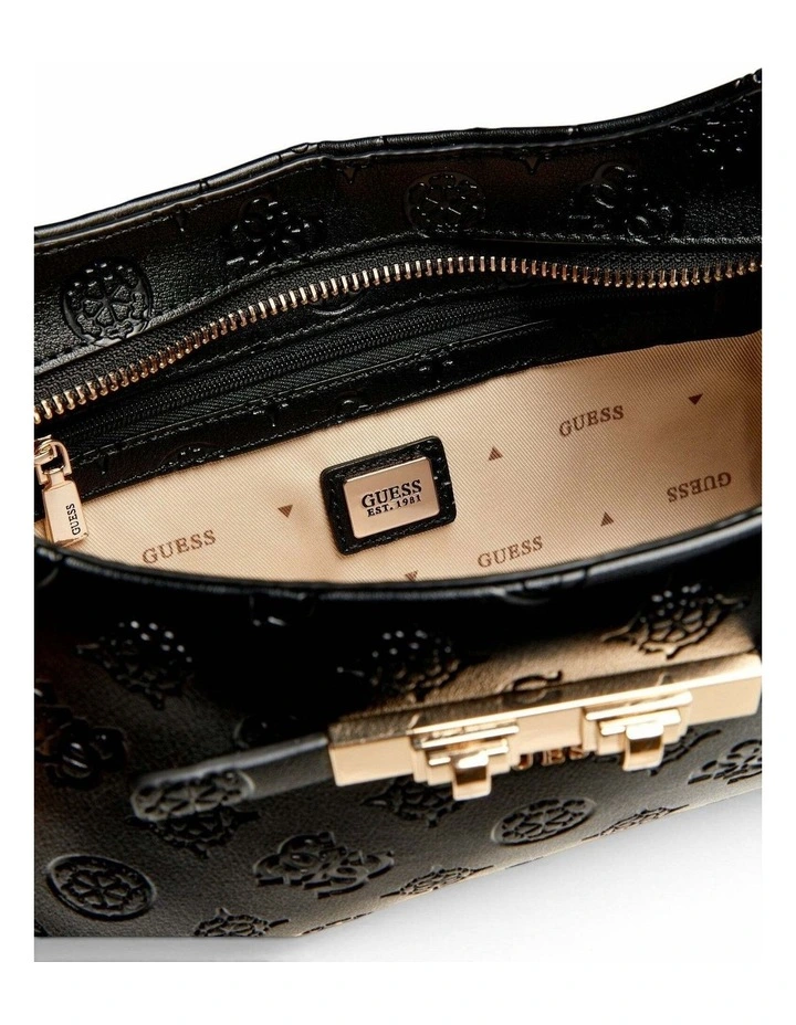 Carmella Shoulder Bag in Black Logo image 3
