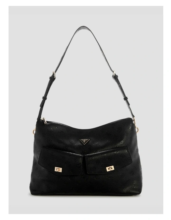 Blake Hobo Bag in Black Logo image 1