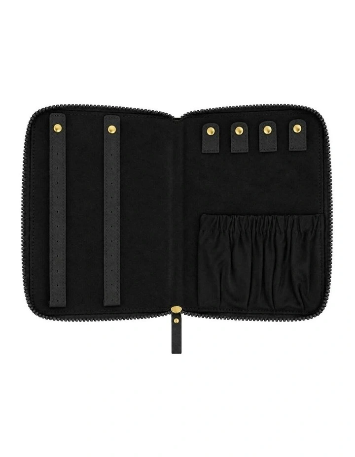 Lustre & Sage Jewellery Travel Case in Black image 2